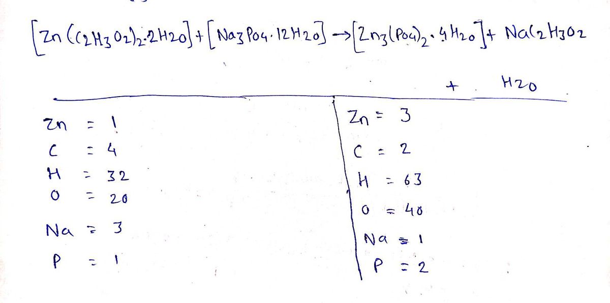 Chemistry homework question answer, step 1, image 1